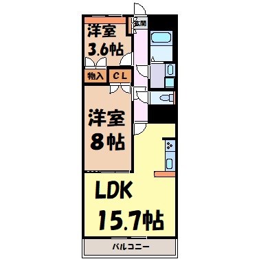 アニマーレ名城 間取り図