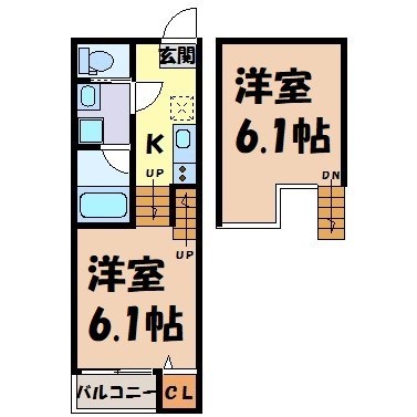 アネックス山脇 間取り図