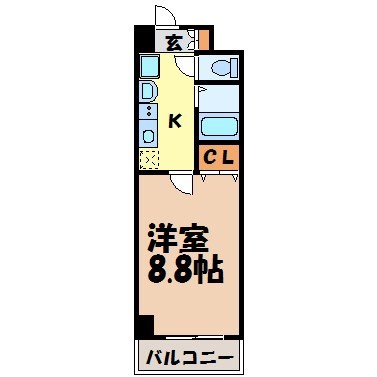 パルティール覚王山 間取り図