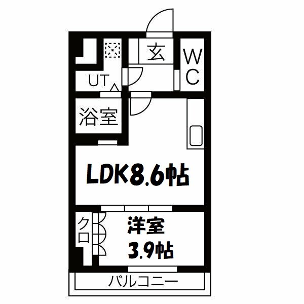 グラシア覚王山 間取り図