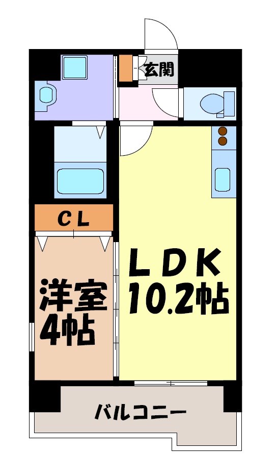 マノアール今池 間取り図