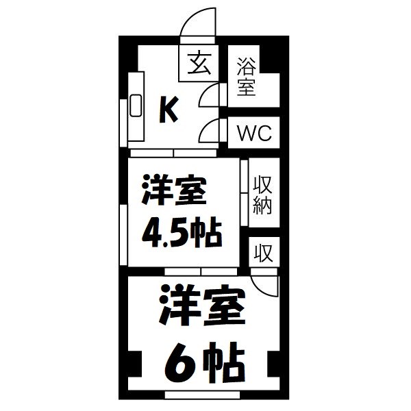 G1ビル千種 間取り図