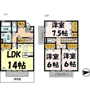 ローズコート・リザイド 間取り図