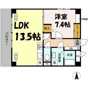 ロイメント名駅 間取り図