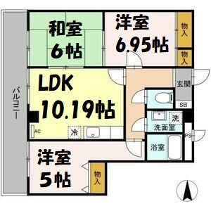 ロイメント名駅 間取り図