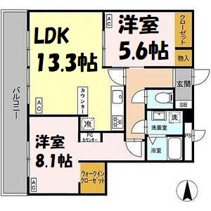ロイメント名駅 間取り