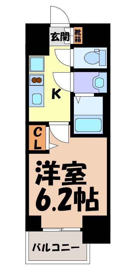 メイクスWアート浅間町 間取り図