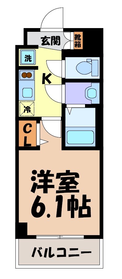 メイクスWアート浅間町 間取り図