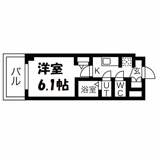 メイクスWアート浅間町 間取り