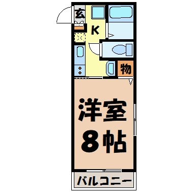 サンセイハイツ川名 間取り図