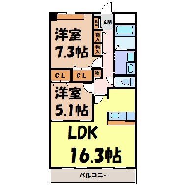 メゾン八事 間取り図