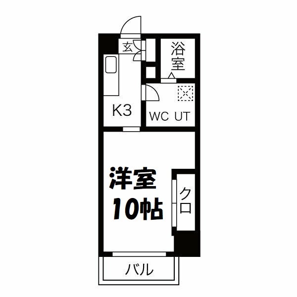 グランデ浅間町 間取り図