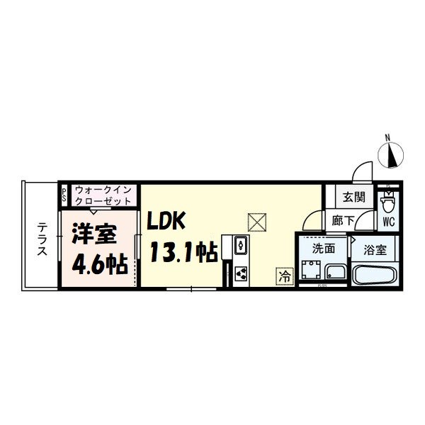 D-room名駅D棟 間取り図