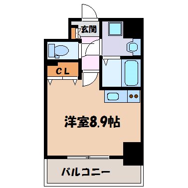 アレーヌコート新瑞橋 間取り図