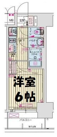 プレサンス東別院セレニス 間取り図