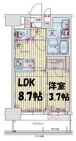 プレサンス東別院セレニス 間取り図