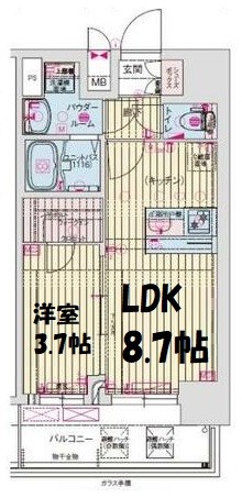 プレサンス東別院セレニス 間取り図