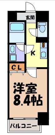 ecrin上前津 間取り図