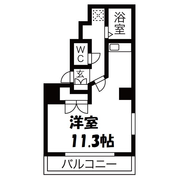 フラット大須 間取り図