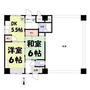 カーサ永 間取り図