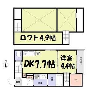 ポンテ志賀本通 間取り図