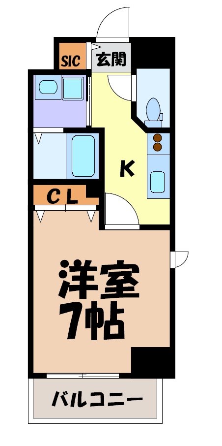 プレイズシード車道アベニュー 間取り図