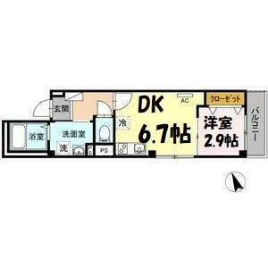 エテルノ幅下 間取り図