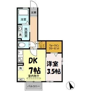 カーサフィオリーレ 間取り図