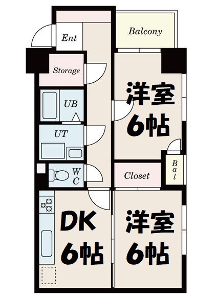 第11オーシャンビル 間取り図