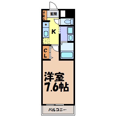 コートデリヴィエール上飯田 間取り図