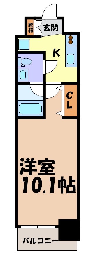 リヴシティ栄参番館 間取り図