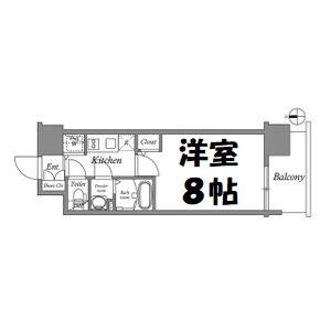 エスリード栄イーストスクエア 間取り図