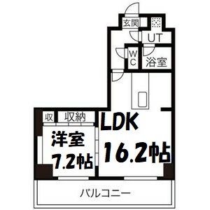 エルミタージュ新栄 間取り図