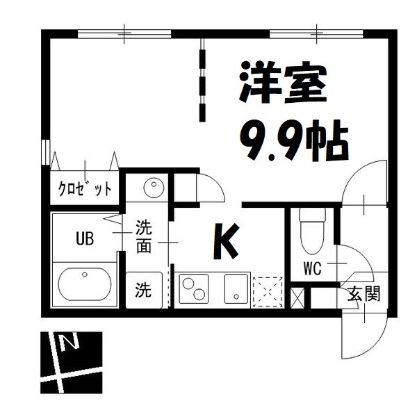 Ｂranche上前津 間取り図