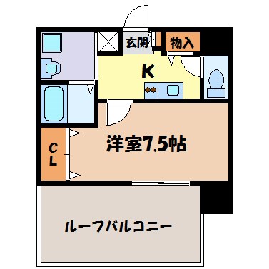 クレシェール大須 間取り図