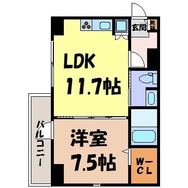 パークフラッツ新栄 間取り図