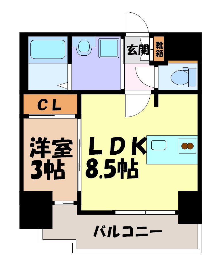 プレサンス吹上駅前エテルノ 間取り図