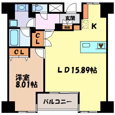 グラン・アベニュー栄 間取り図