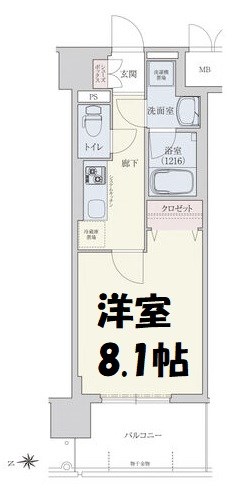 リシュドール大須 間取り図