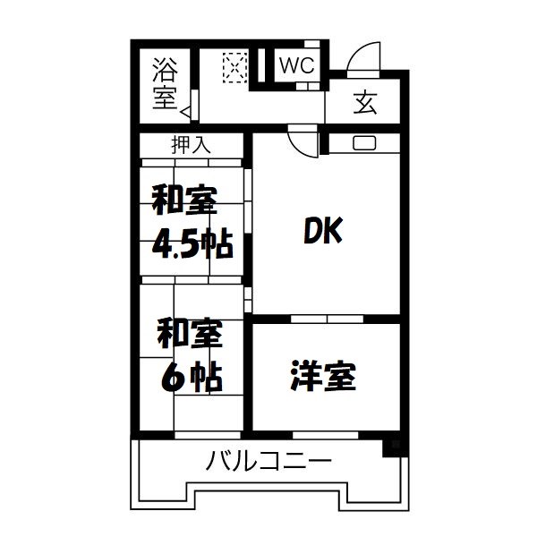 パークエステイツ 間取り図