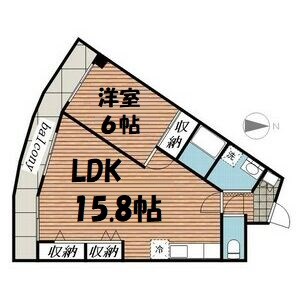 西一ビル 間取り図