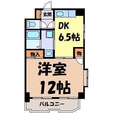 アンシャンテ川原 間取り図