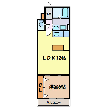 ハイリスベーネ池下 間取り図