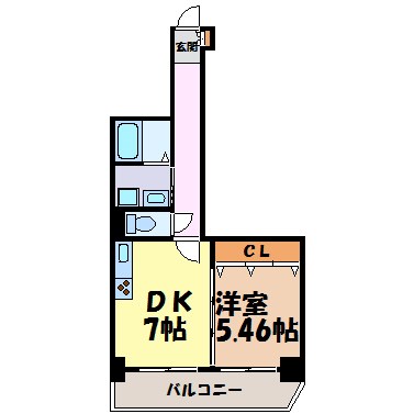 ハイリスベーネ池下 間取り図