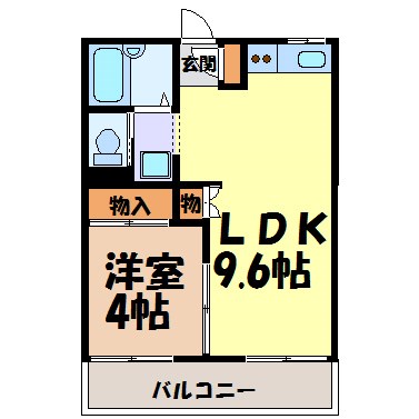 シャルム赤坂 間取り