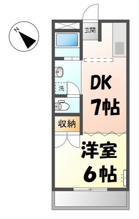 ブライトプレイス高見 間取り図