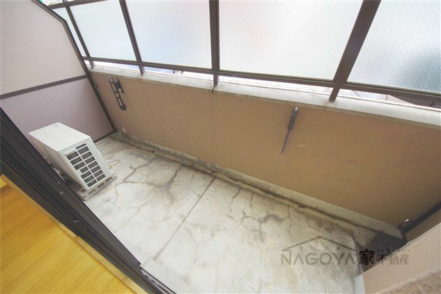 内山ハイライズ ベランダ