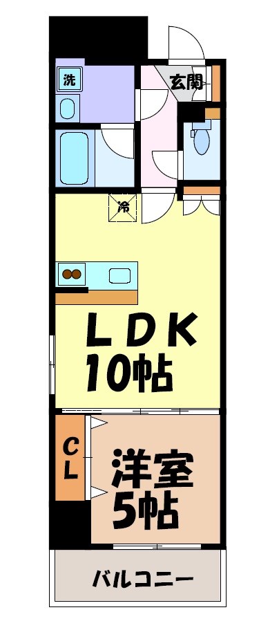 インセンス名駅 間取り図