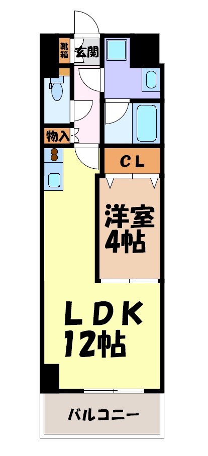 インセンス名駅 間取り