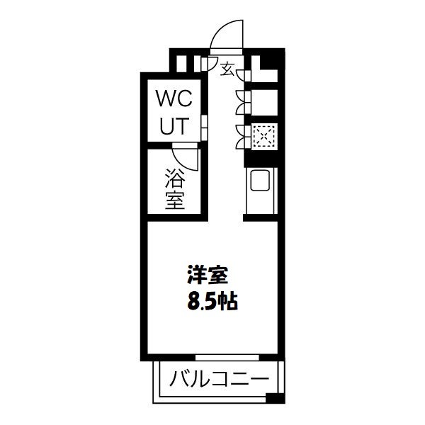 白川公園パークマンション 間取り図